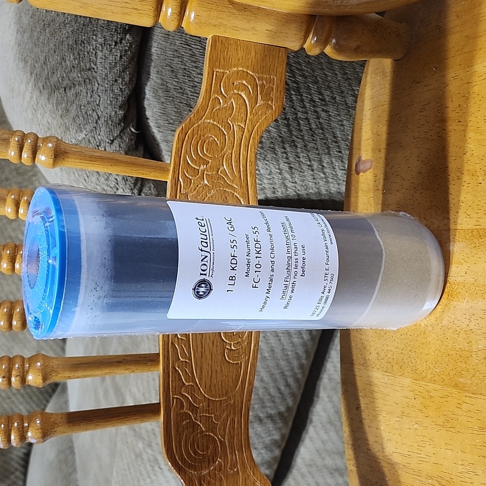 Ion Faucet Heavy Metals and Chlorine Reduction water filter FC-10-1KDF-55 Blue